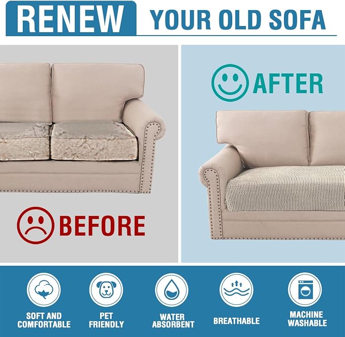 H.VERSAILTEX Plush Chenille Dog Bed Cover Thick Soft Sofa Cover - Image 7