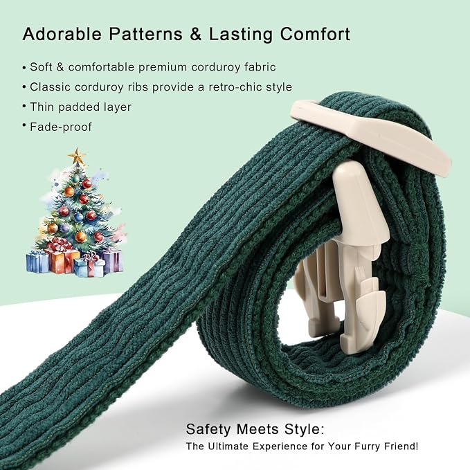 Cute Corduroy Dog Collar - Image 4