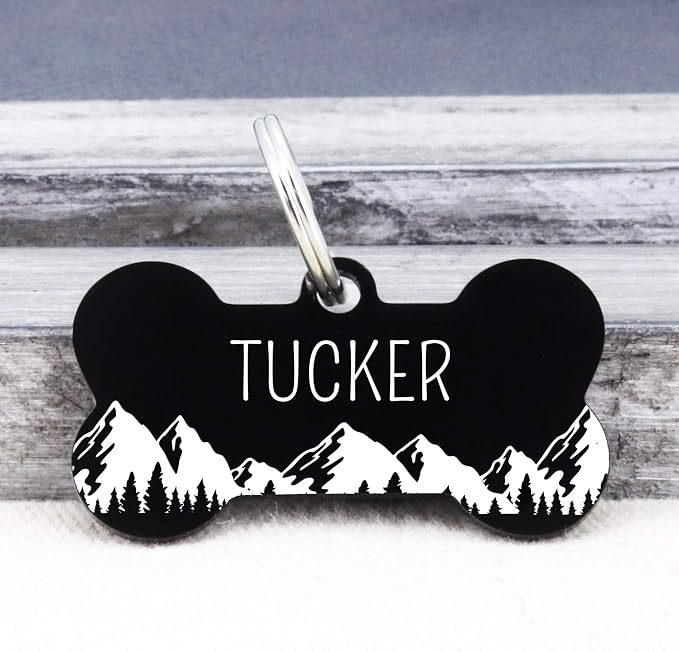 Ultra Joys Stainless Steel Pet ID Tag Dog Name Tags Personalized Front and Back - Image 2