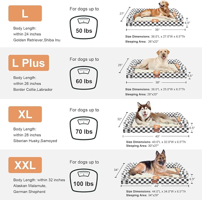 Large Dog Bed Orthopedic Washable: Beds Bolster XL Bed Big XLarge Dogs Egg - Image 7