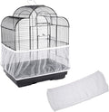 Birdcage Nylon Mesh Net Cover Guard Pet Birds Parrot Cage Seed Catcher Soft by Unknown
