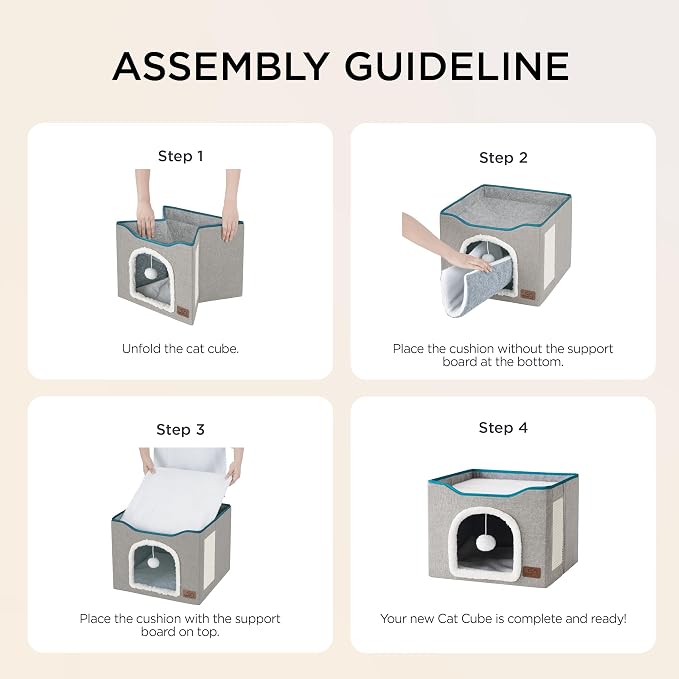 Bedsure Cat Beds for Indoor Cats - Image 7