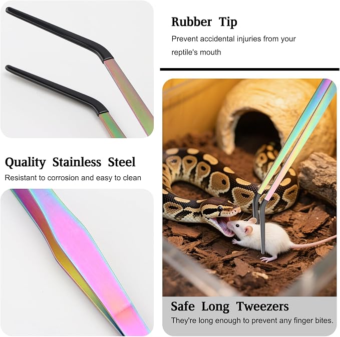 OLIISS Reptile Feeding Tongs - Image 3
