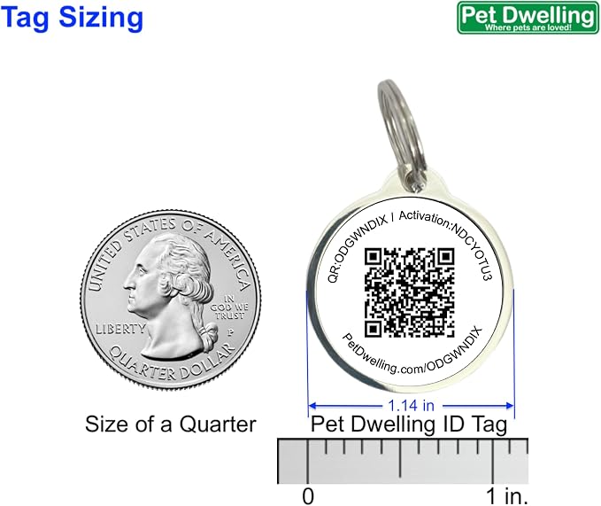 Pet Dwelling QR Code Pet ID Tag – Smart Dog & Cat ID Tags - Image 3