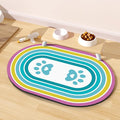 Cat Food Mat 24''x16'', Absorbent Cat Mats by METEOROCK