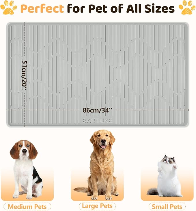 Silicone Cat & Dog Food Mat, Pet Placemat - Image 4