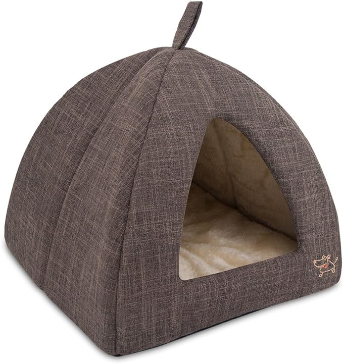 Best Pet Supplies Dog House Bed Crate Mat Tent Indoor Round Soft Plush by BestPetSuppliesLLC