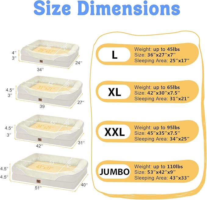 Orthopedic Washable Large Dog Bed - Image 7