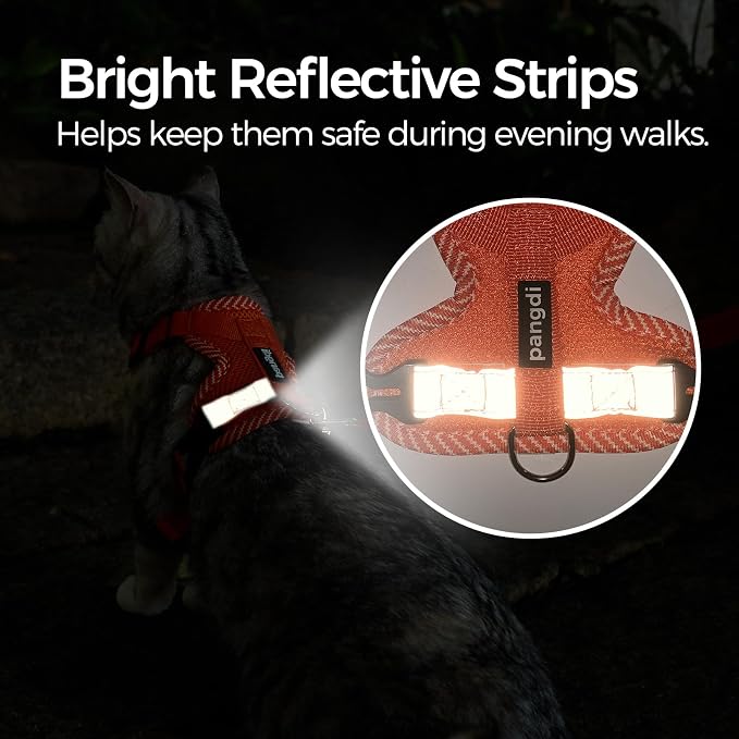 Cat Harness and Leash Escape Proof Small Kitten Harness Abyssinian Cat Vest - Image 6