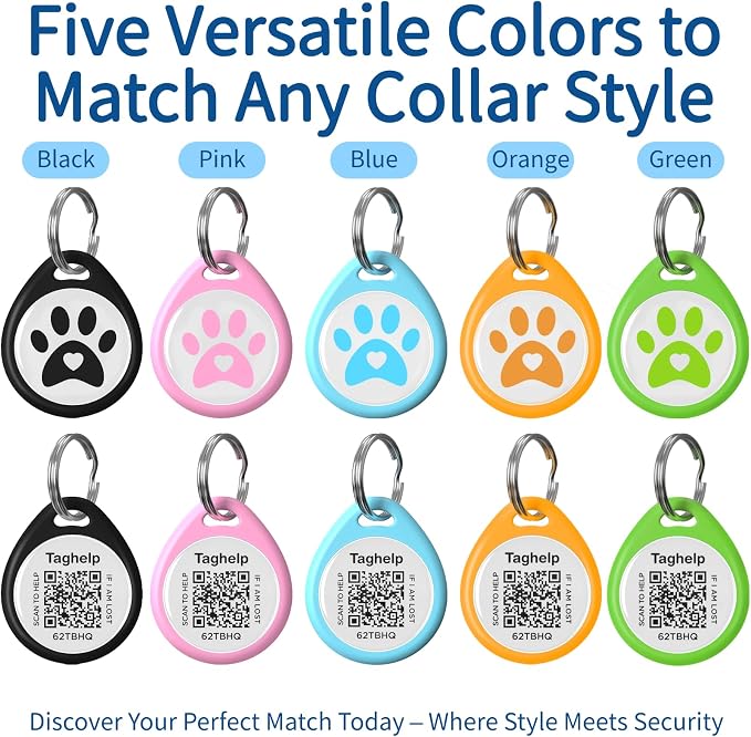 QR Code Cat ID Tag for Collar, Smart Pet ID - Image 8