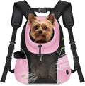 WOYYHO Pet Dog Carrier Backpack Small Dog Front Backpack Ventilated Mesh Dog by WOYYHO