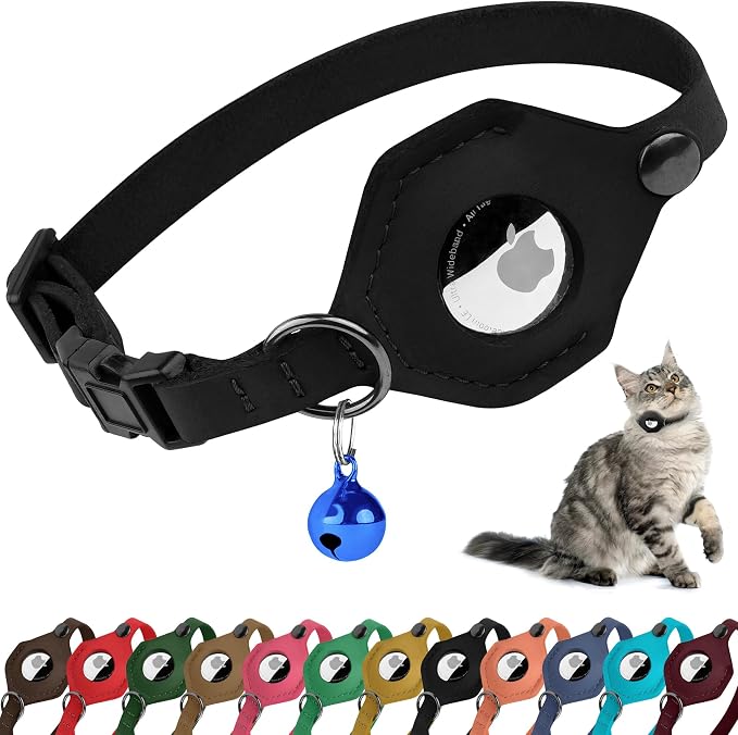 Breakaway Airtag Cat Collar by BUDKAS