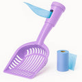 2-in-1 Pooper Scooper with Bag Attachment, Cat Litter Shovel Scoop with Bag by Unknown