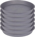 6 Pack of 7 8 inch Plant Saucer, Heavy Duty Plastic Plant Water Tray 8 inch by Bleuhome