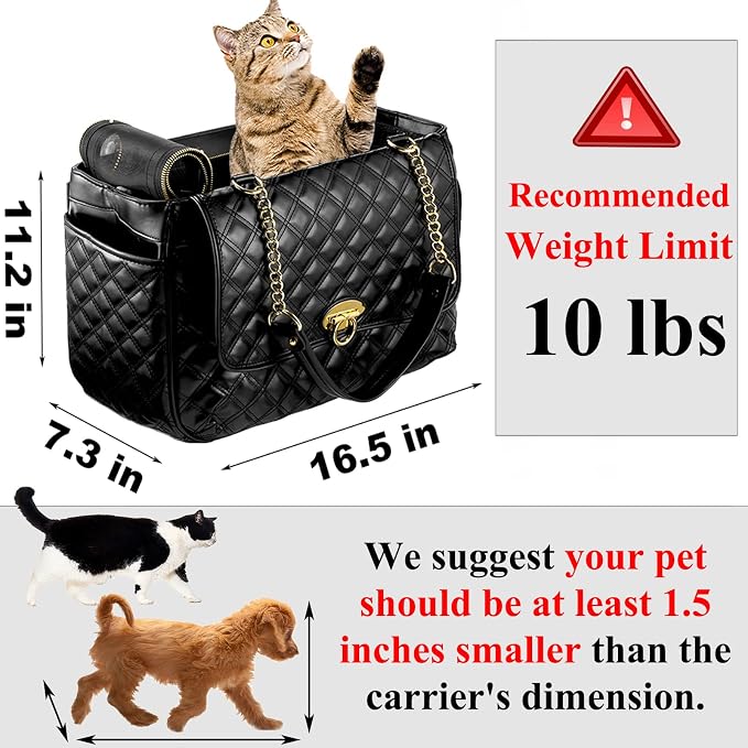 Fashion Dog Purse for Small Dogs - Image 2