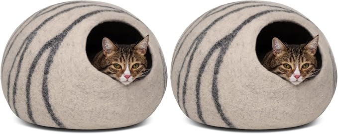 MEOWFIA Cat Cave – Premium Felt Cat Bed by MEOWFIA