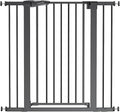 BABELIO 36" Tall Baby Gate, 26-40" Wide Auto Close Pet Gate, PressGuard C5 by BABELIO