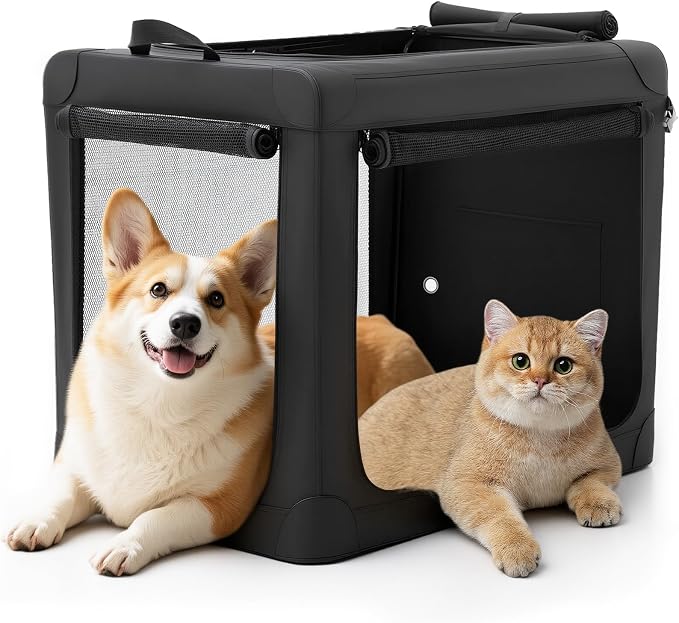 DUMOS Dog Crate 30 Inch Travel Cat Pet Carrier by DumosLifestyle