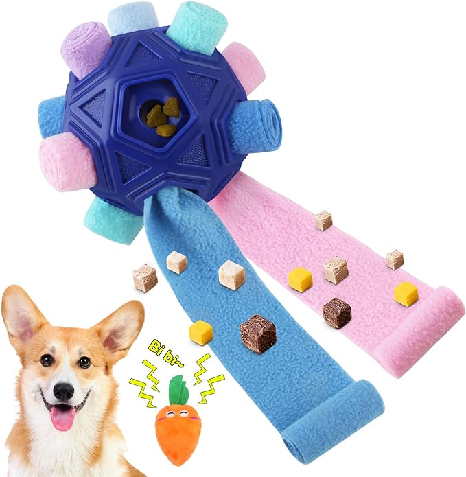 Dog Snuffle Ball-Interactive Puzzle Dog Toys Encourage Natural Foraging Skills by Petration