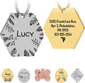 PawFurEver Dog Tag Personalized Pet Name | Customized Dog Tags Engraved Front & by PawFurEver