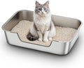Stainless Steel Cat Litter Box by Unknown