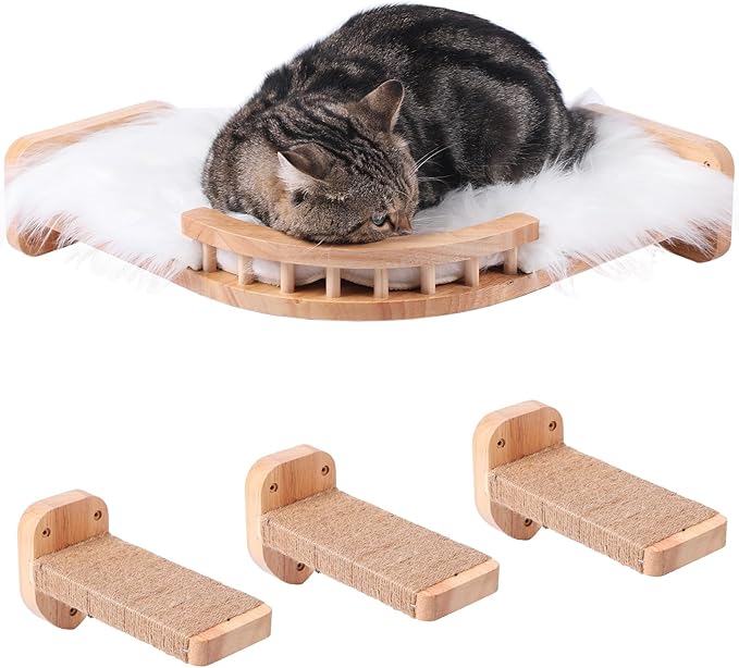 Cat Shelves - 3-Step Wall Climbing Set by CoolEx