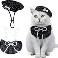 HOWWFALY 2PCS Cat Beret Hat by HOWWFALY