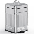 CEROELDA Small Trash Can with Lid-5L/1.3 Gal, Outdoor Dog Poop Garbage by WelcometoCEROELDA