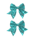 3-inch Sequined Bow Hair Clips For Baby Girls, Kids and Young Women Birthday by Koolgil