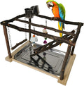 Tfwadmx Parrots Playstand Bird Play Gym Cockatiel Playground Wood Perch Stand by Tfwadmx