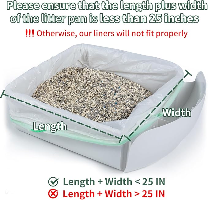 ANWA 120 Count Cat Litter Box Liners - Image 2