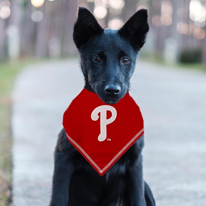 Pets First MLB Philadelphia Phillies TIE Bandana, Small/Medium. Dog Bandana - Image 3
