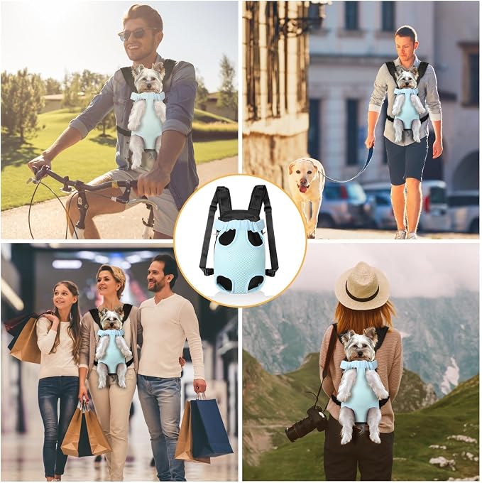 YUDODO Pet Dog Carrier Backpack Adjustable Dog Front Carrier, Legs Out Easy-Fit - Image 5