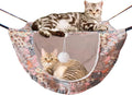 JSPYFITS Cat Cage Hammock, Double Layer Hanging Adjustable Soft Pet Bed Suitable by JSPYFITS