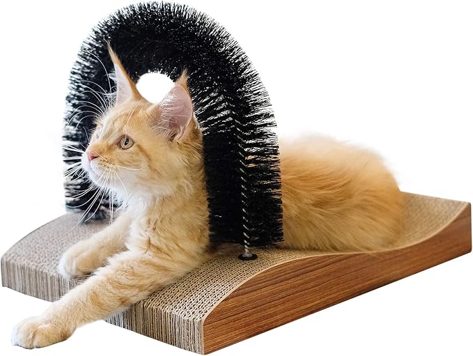 FUKUMARU Cat Self Groomer, 2.0 Version Cat Arch Face Scratcher by FUKUMARU