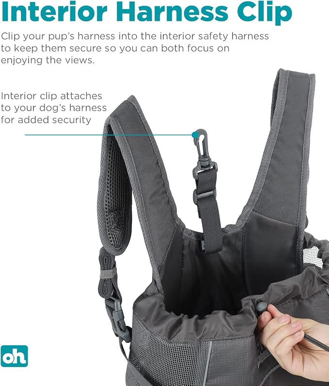 Outward Hound PupPak Dog Front Carrier, Padded Straps, Breathable Mesh - Image 4