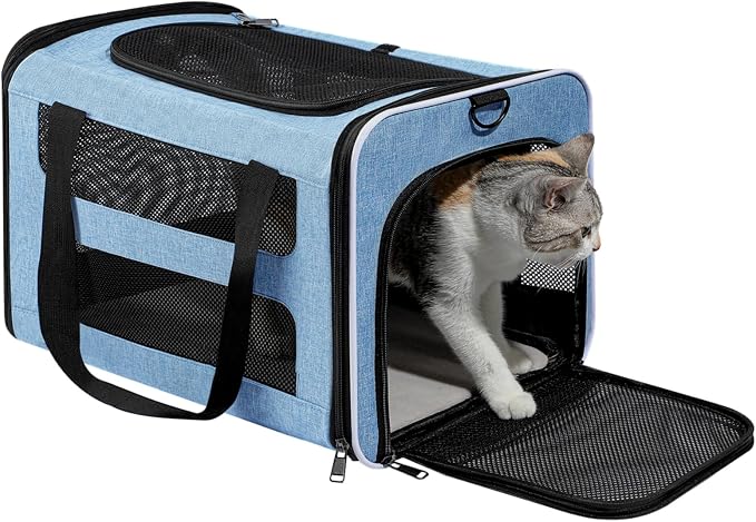 Cat Carrier Soft-Sided Travel Bag - Image 9