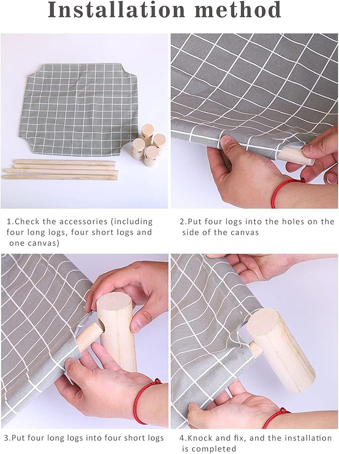 Pozico Elevated Cat Bed for Small Dogs & Cats – Raised Pet Hammock Bed - Image 3