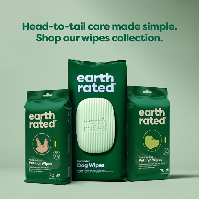 Earth Rated Vet-Developed Dog Eye Wipes, Hypoallergenic Pet Wipes - Image 8