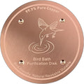 1 Pcs Copper Disc for Bird Bath | 99.99% Pure Copper Plate & Birdbath Disk | by Unknown