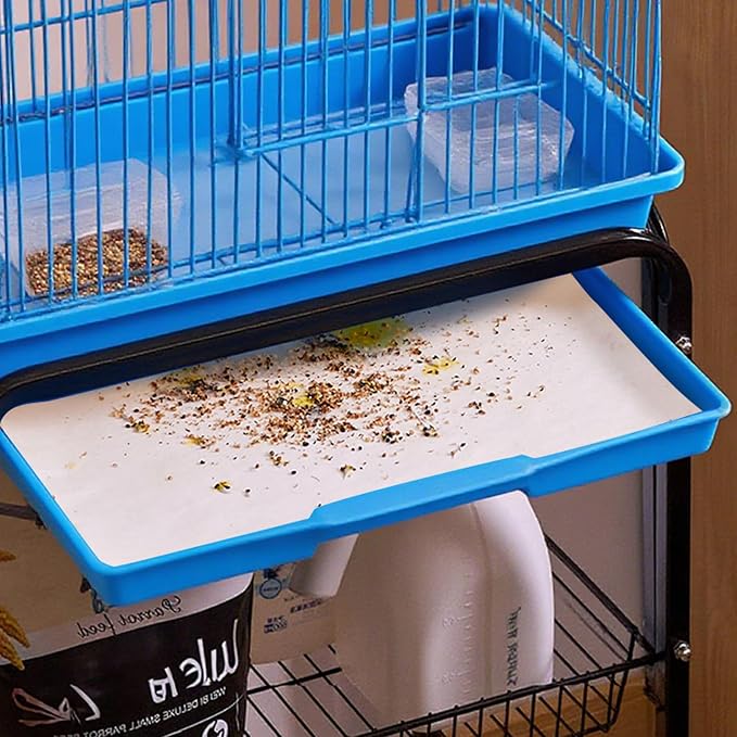 Okllen 200 Pcs Bird Cage Liners, 11x20 Inch Disposable Cage Paper Liners Pad - Image 6