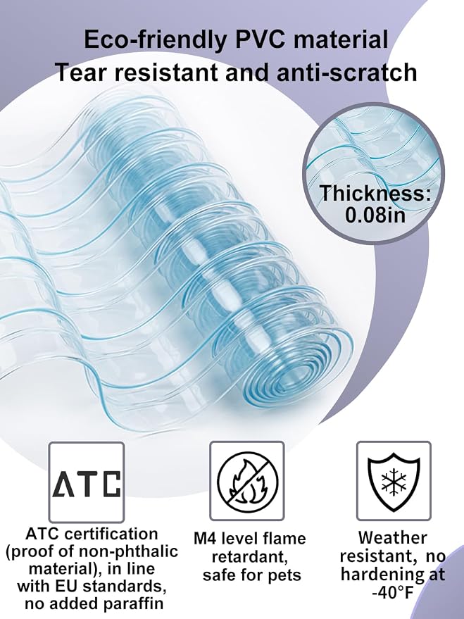 13.7in x 4.9ft Door Replacement Flaps - Image 2