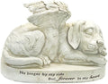Bellaa Dog Statues 10 Inch Angel Wings Labrador Golden Retriever Puppy Pet by Bellaa