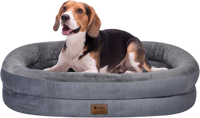 Orthopedic Waterproof Large Dog Bed: Memory Foam Washable Dog Bed by Wozoke