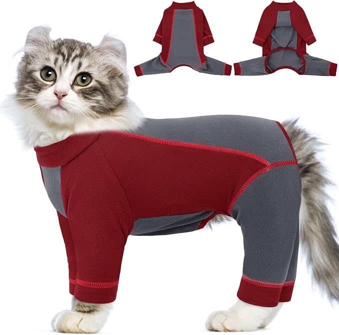 SUNFURA Hair Sticky Cat Clothes, Cat Sweater by SUNFURA
