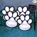 Elnsivo Paw Print Solar Outdoor Lights, Solar Lights Outdoor Waterproof Dog Paw by Livewithcolorfullights