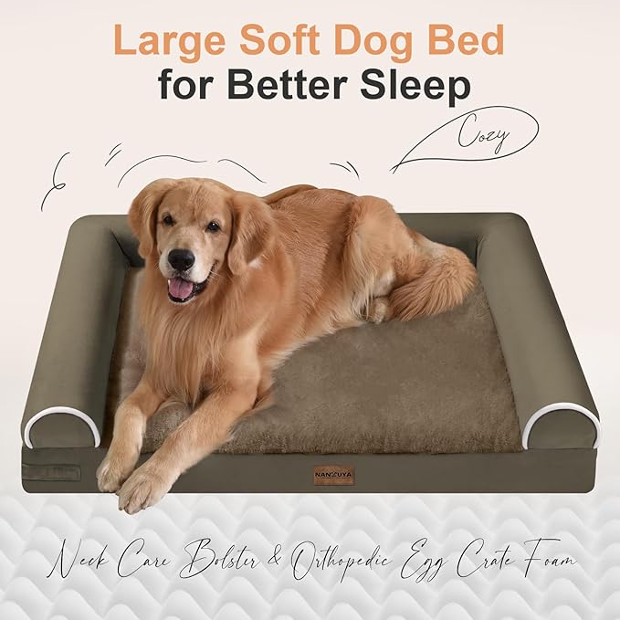 Large Dog Bed Orthopedic Washable: Extra Large Sized Beds - Image 2