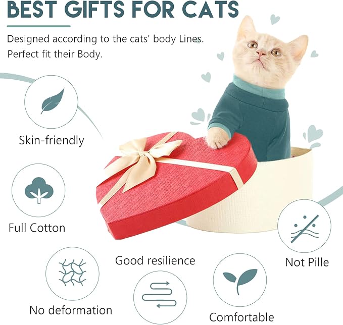 Cat Pajamas for Cats Only, Sticky Hair Cat Clothes, Sphynx Hairless Cats Sweater - Image 5