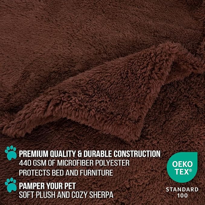 PetAmi Fluffy Waterproof Dog Blanket - Image 4