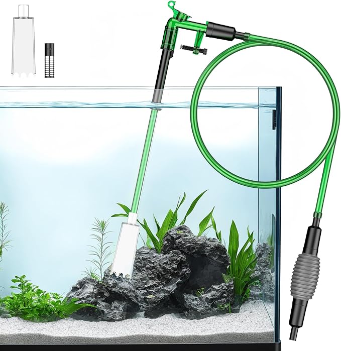 Pawfly Aquarium Water Changer Kit, Fish Tank Siphon Vacuum Cleaner by Pawfly
